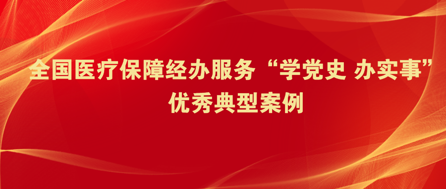 全国医保系统深入学习贯彻医疗保障经办服务“学党史办实事”优秀典型案例插图